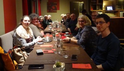Le diner au restaurant Li Scafiote