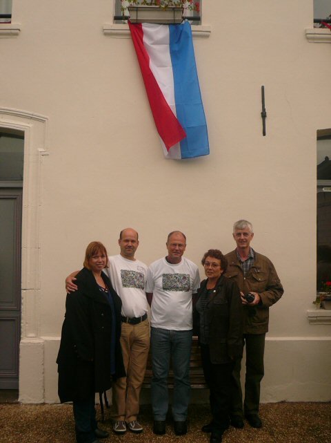 Yvonne, Gerard, Nico, Carla et Pietr représentant des Pays-Bas