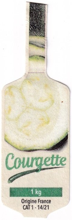 Courgette 1 kg origine france cat1 14/21