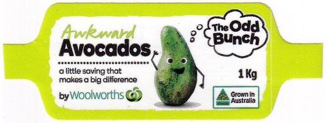 The odd bunch awkward avocados by woolworths 1kg grown in australia