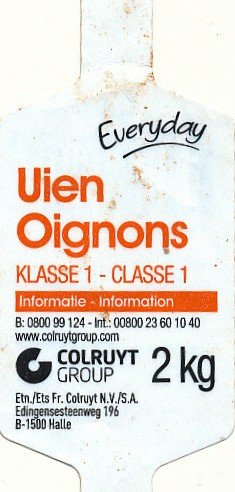 everyday uien oignons 2 kg