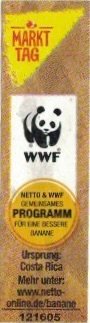 Markt Tag WWF netto & wwf gemeinsames fur eine bessere banane ursprung: costa rica mehr unter: www.netto-online.de/banane 121605