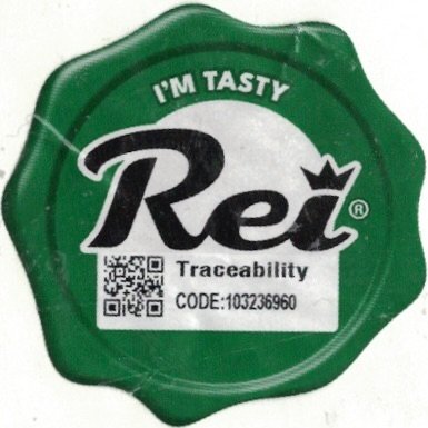 Rei I m tasty tracebility code: 103236960