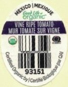 Good Life Organic mexico mexique vine ripe tomato mur tomate sur vigne 93151