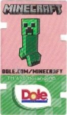 Dole minecraft dole.com/minecraft tm & mojang ab