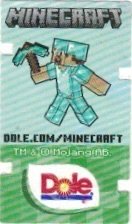 Dole minecraft dole.com/minecraft tm & mojang ab