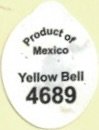 product of mexico yellow bell pepper 4689