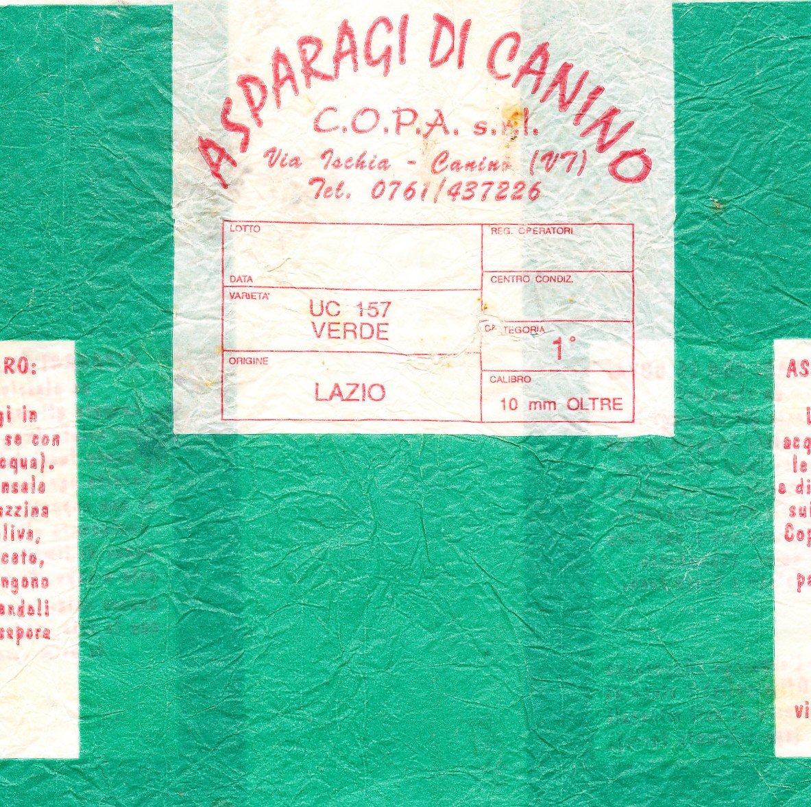 asparagi di canino C.O.P.A.  s.r.l.