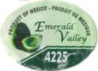 Emerald Valley product of mexico produit du mexique 4225