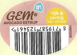 ah gem avocado eetrijp rijk & romig van smaak 8719587123461