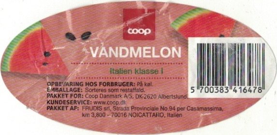 Coop vandmelon italien klasse 1 5700383