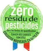 zero residu de pesticides dans les limitesde quantification