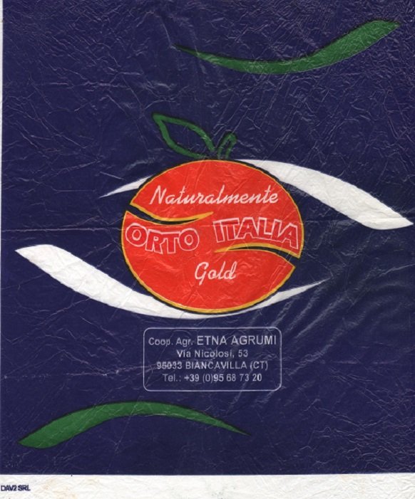 Orto italia naturalmente gold etna agrumi biancavilla