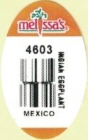 Melissa s 4603 indian eggplant mexico