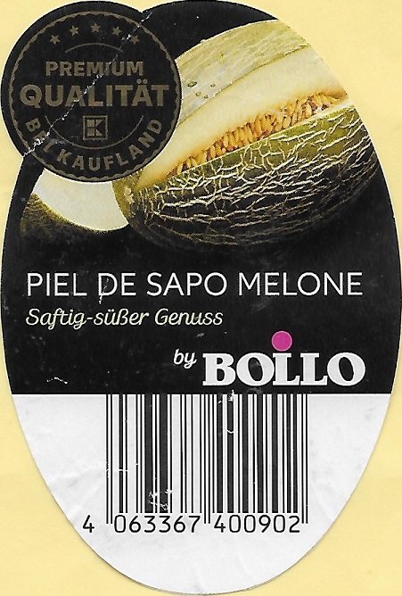 Bollo premium qualitat bei kaufland piel de sapo melone saftig-susser genuss  by bollo 4063367400902