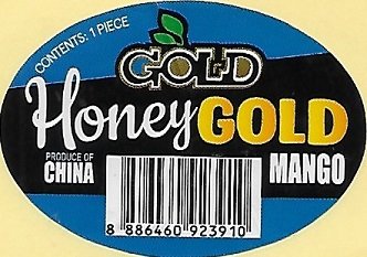 Gold honey gold contents: i1 piece produce of china mango 8886460923910