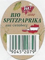 Ja! naturlich sus biologischer landwirtshaft bio-spitzpaprika aus geinberg 90452079