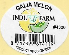 Indu farm galia melon #43268717399674119 product of costa rica