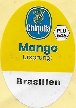 Chiquita mango ursprung: brasilien plu 646