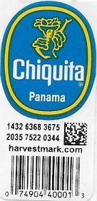 Chiquita panama 143263683675 203575220344 harvestmark.com 074904400013