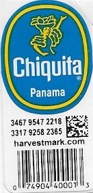 Chiquita panama 346795472218 331792582365 harvestmark.com 074904400013