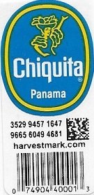 Chiquita panama 352994571647 966560494681 harvestmark.com 074904400013