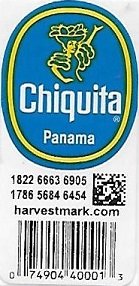 Chiquita panama 182266636905 178656846454 harvestmark.com 074904400013