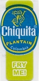 Chiquita plantain colombia fry me