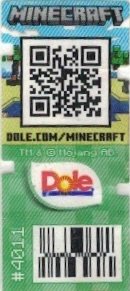 Dole minecraft dole.com/minecraft tm & mojang ab #4011