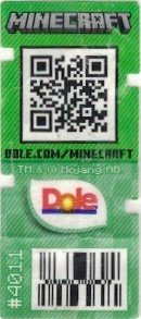 Dole minecraft dole.com/minecraft tm & mojang ab #4011