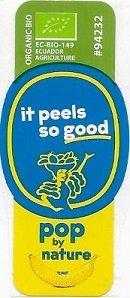 Chiquita organic bio #94232 ec-bio-149 ecuador agriculture it peels so good pop by nature
