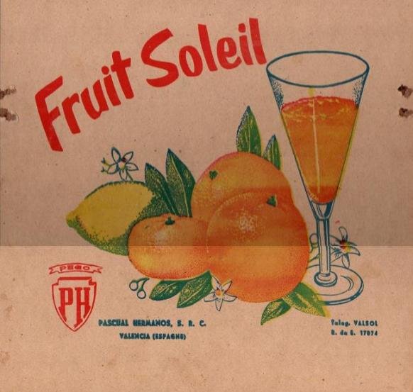 Fruit soleil pego ph pascual hermanos s r c valencia espagne
