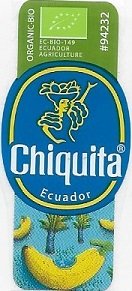 Chiquita organic bio #94232 ec-bio-149 ecuador agriculture ecuador