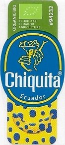Chiquita organic bio #94232 ec-bio-149 ecuador agriculture ecuador