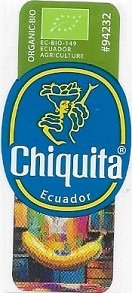 Chiquita organic bio #94232 ec-bio-149 ecuador agriculture ecuador