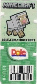 Dole minecraft dole.com/minecraft tm & mojang ab #4011