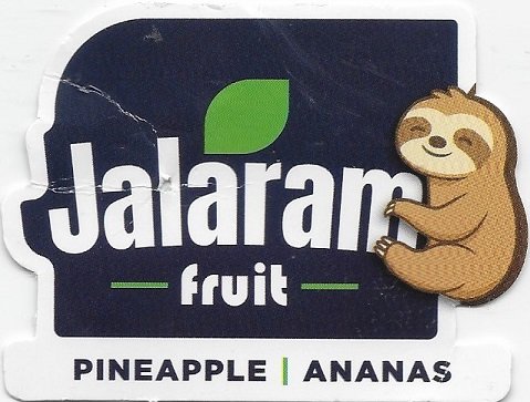 Jalaram fruit pineapple ananas 7443026460008 product of costa rica