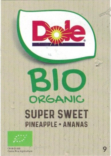 Dole bio organic super sweet pineapple ananas 10 visit my farm 19019 4014071575547 C 9