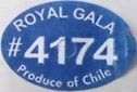 Royal gala #4174 produce of chile