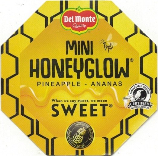 Del Monte quality mini honeyglow pineapple ananas 5050372131050