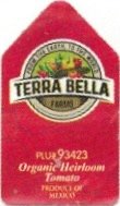 Terra Bella from the earth to the world plu #93423 organic heirloom tomato produce of mexico
