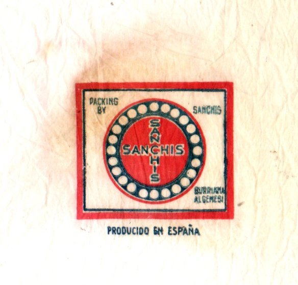 sanchis burriana algemesi producido en espana