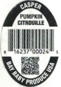 Bay Baby Produce usa casper pumpkin citrouille 816237000245