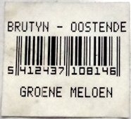 brutyn oostende 5412437108146 groene meloen