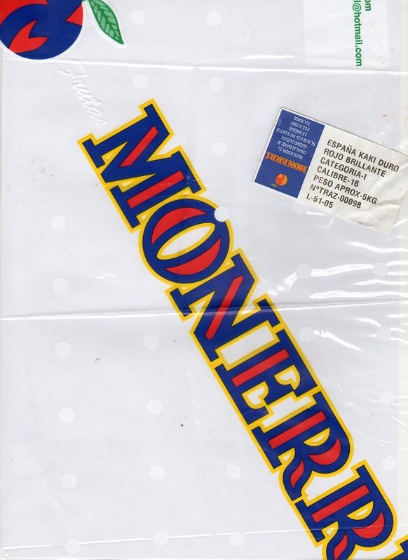 Monerri kaki duro rojo brillante