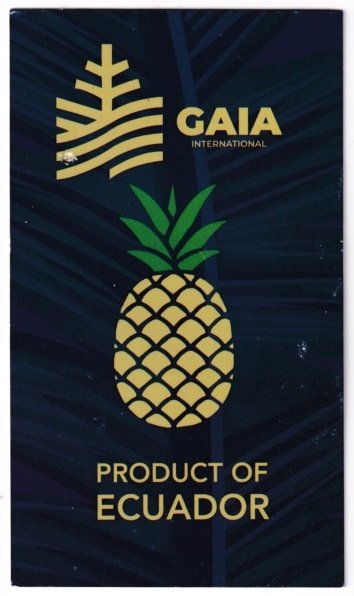 Gaia product of ecuador by air