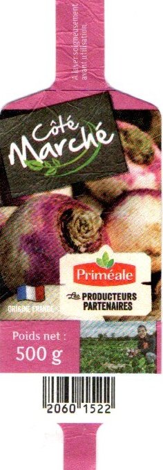 Cote marche primeale producteurs partenaires poids net 500g 20601522