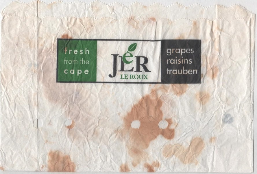 JLeR le roux fresh from the cape grapes raisins trauben