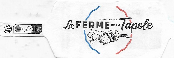 La ferme de la tapole oignon rouge 3770011556540 500grs origine france