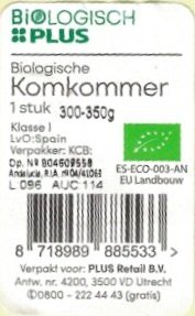 Plus biologisch komkommer lvo: spain 8718989885533